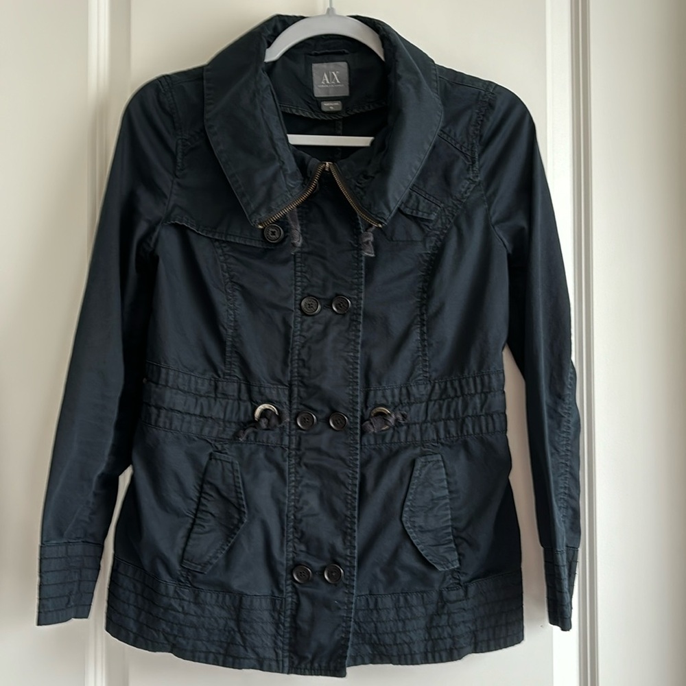 Armani Exchange Navy Utility Jacket